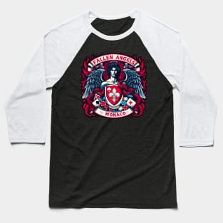 Fallen Angels X Monaco coat of arms Baseball T-Shirt